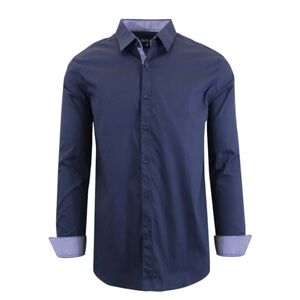 Men's Galaxy By Harvic Long Sleeve Slim Fit Shirt. Size XL.  NWT $48